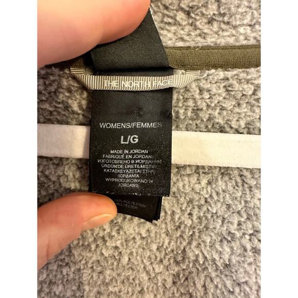 The North Face Womens Crescent Full Zip Button Detail Grey Jacket Size Large - Picture 7 of 9